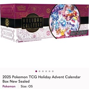 Pokemon Holiday Calendar Box with Vibrant Colors